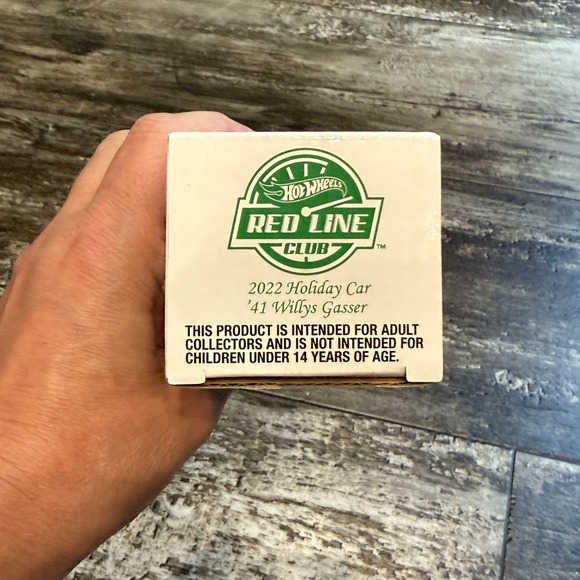 Hot Wheels Red Line Club 2022 Holiday Car 41 Willys Gasser Stockin' Stuffer NIB - Picture 6 of 16